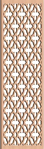 Miniatura 135 de Madison Paneles de pared decorativos de madera con calado, 9 3/8 pulgadas de ancho x 24 3/8 pulgadas de alto x 3/8 de alto, roble rojo rojo (Red Oak)