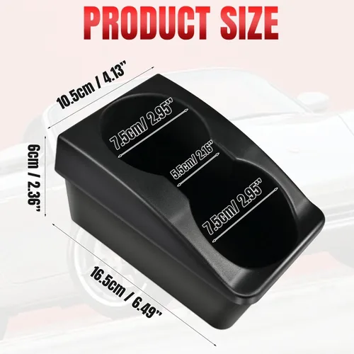Miniatura 6 de Consola central doble portavasos para Porsche Boxster 986 1997-04 para Porsche Carrera 911 996 1999-2004 accesorios, caja de almacenamiento
