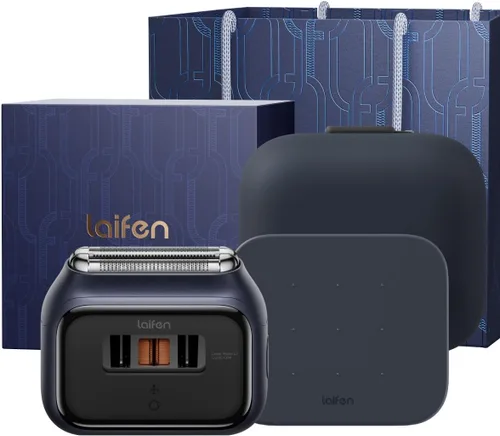 Miniatura 11 de Laifen P3 Pro - Afeitadora eléctrica de 3 cuchillas, motores lineales duales de alta velocidad, 12,000 cortes/minuto, tiempo de funcionamiento