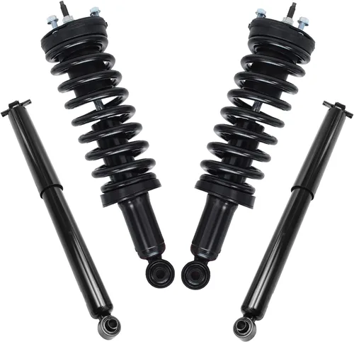 Miniatura 49 de Detroit Axle - Puntales y Amortiguadores para Chevy Traverse Buick Enclave GMC Acadia Saturn Outlook 2007-2012, 2 puntales delanteros con resorte