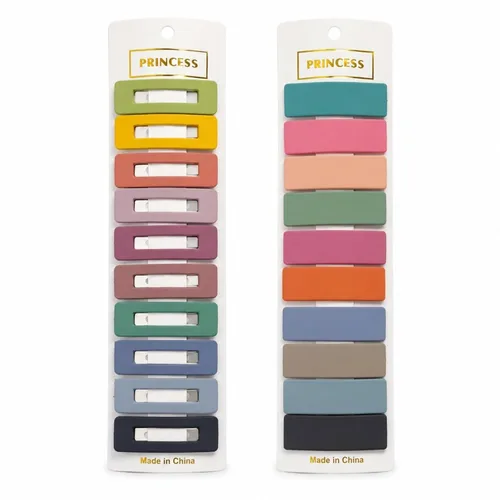 Miniatura 8 de Pasadores pequeños mate para mujeres y niñas, B.PHNE clip de cabello con cierre de 2.1 pulgadas para cabello grueso o fino, lindos colores neutros