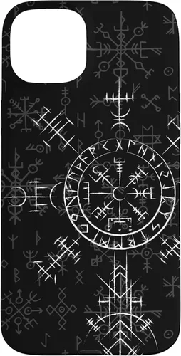 Miniatura 8 de Carcasa celta Vegvísir para iPhone 11, diseño de brújula vikinga, color celta