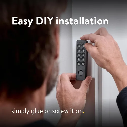 Miniatura 3 de Nuki Keypad 2, Acceso a puerta por huella dactilar, Entrada segura por código para cerradura inteligente, Fácil instalación, Entrada sin llave