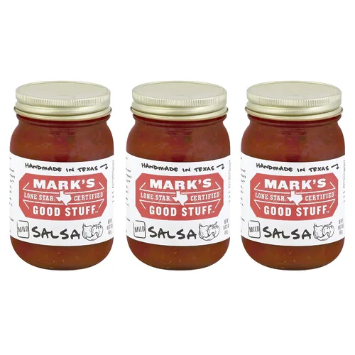 Miniatura 3 de Mark's Lone Star Certified Good Stuff - Tarro de salsa de 16 onzas (paquete de 3) (elige el sabor a continuación) (original - caliente)