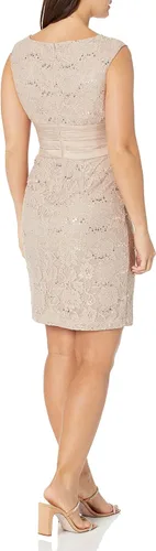 Miniatura 2 de Jessica Howard Women's Petite Lined Casual Short Sleeve Daytime Dress