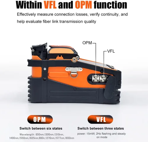 Miniatura 4 de Signal fire Nuevo Modelo AI-9 Fusionador de Empalme de Fibra de Seis Motores con Alineación de Núcleo, Automático, para FTTH, Soldadura de Fibra