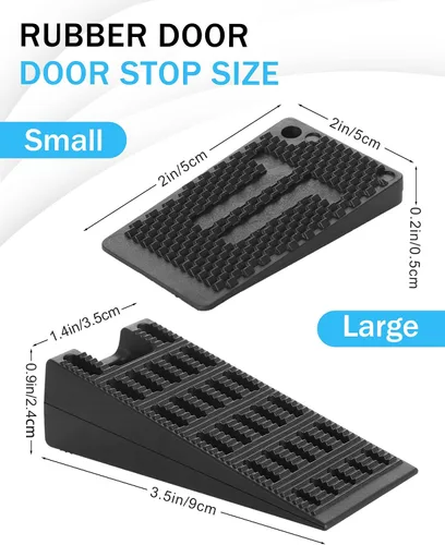 Miniatura 2 de Niveladores de muebles – Cuñas de nivelación de goma apilables para puerta para mesa tambaleante, silla, fijación de gabinete, uso en interiores