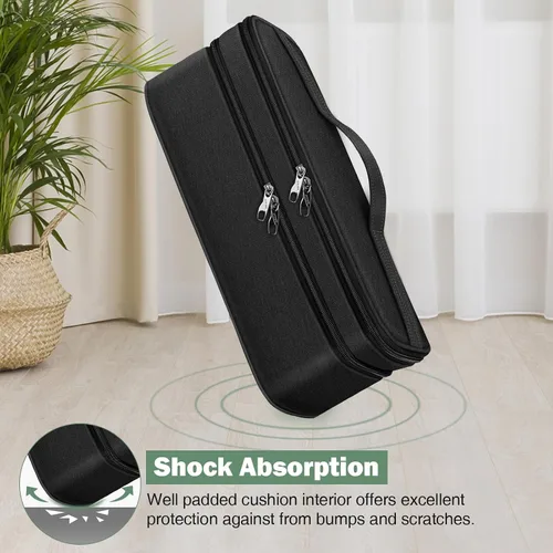 Miniatura 8 de SITHON Estuche de transporte de viaje de doble capa para Shark FlexStyle/SmoothStyle, bolsa organizadora de almacenamiento resistente al agua
