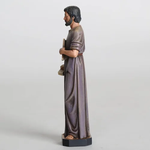 Miniatura 6 de BC - Estatua católica de San José del trabajador, figura de San José de 6 pulgadas de alto, guía y protección para familiares y viajeros, regalos