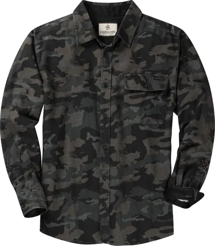 Miniatura 15 de Legendary Whitetails Camisa de franela de manga larga con botones para hombre, 100% algodón