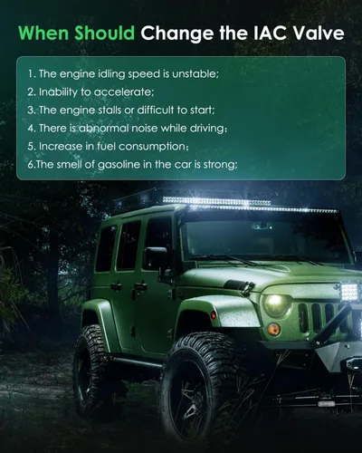 Miniatura 7 de SCITOO Válvula de control de aire de ralentí compatible con Jeep para Cherokee 4.0l 87-90, para Jeep para Comanche 4.0l 87-90, para Jeep