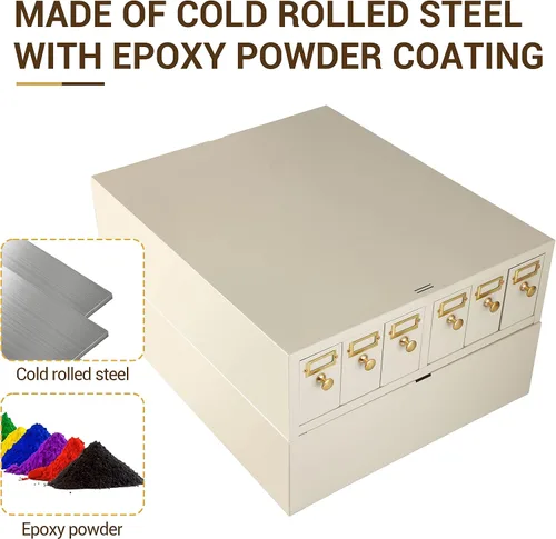 Miniatura 7 de 4E's USA Gabinete de almacenamiento deslizante - Almacenamiento modular con 6 cajones con capacidad para hasta 5,000 toboganes de laboratorio