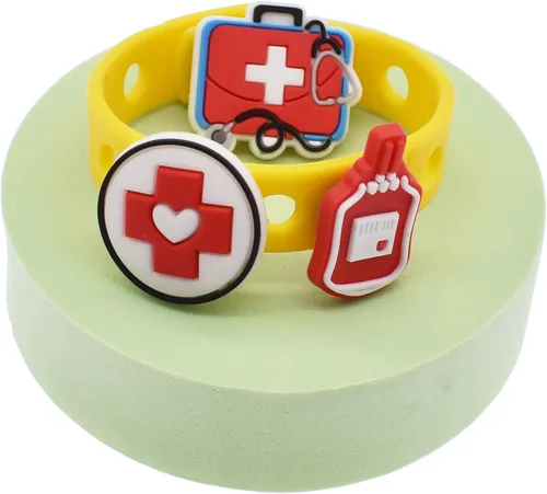 Miniatura 6 de Pabucle Colgantes médicos para zapatos papacharmsnuevo mexicano con hebilla de clip, dijes para zapatos papacharms, hombres y mujeres, decoración