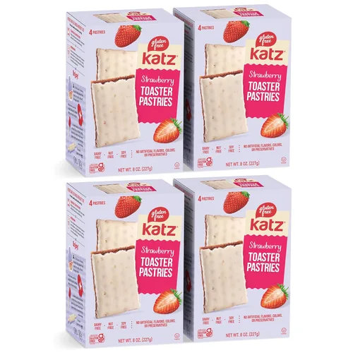 Miniatura 20 de Katz Gluten Free Pasteles tostadores de canela sin escarchar. Bocadillos escolares. Libre de lácteos, cacahuetes, nueces de árbol y sésamo, sin