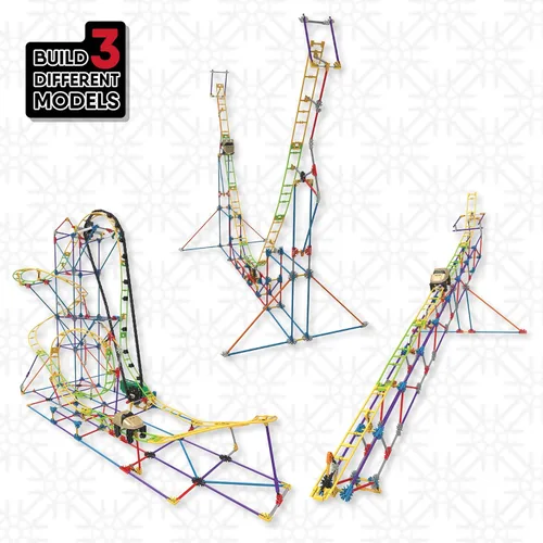 Miniatura 3 de K'NEX Education - Exploraciones STEM: Set de construcción de montaña rusa, 546 piezas, set de construcción creativa, a partir de 8 años