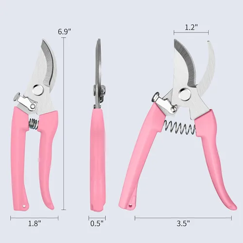 Miniatura 5 de Flower Scissors, Flower Shears High Strength Steel Sharp, Ergonomic Handle Pruning Shears for Gardening, Lightweight Garden Scissors, 1-inch Cut