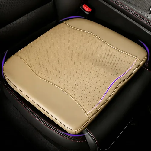 Cojín de asiento de automóvil, cojines de asiento de espuma viscoelástica gruesos para automóvil y silla de oficina, alivio del dolor de ciática y