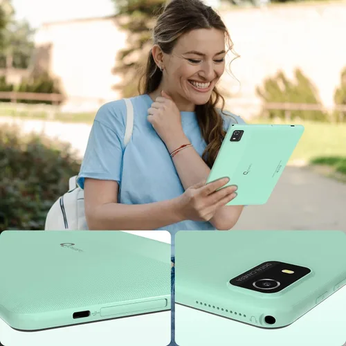 Miniatura 6 de CWOWDEFU Tablet Android 14 de 10 pulgadas, 12 GB+128 GB, expansión de 1 TB, octa-core compatible con L1 Widevine con WiFi 6, 6000 mAh, cámara dual