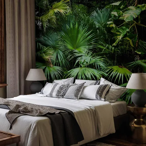 Miniatura 5 de artgeist Mural de pared premium tropical 197 x 110 pulgadas, papel tapiz no tejido, decoración de pared de vellón, impresión fotográfica, diseño