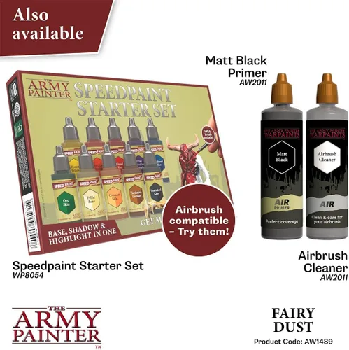 Miniatura 6 de The Army Painter Warpaint Air Metallics Fairy Dust - Pintura acrílica no tóxica a base de agua muy pigmentada para juegos de rol de mesa