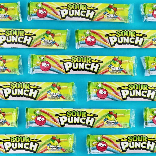 Miniatura 5 de Sour Punch Pajitas ácidas arcoíris, 2 onzas (paquete de 24)
