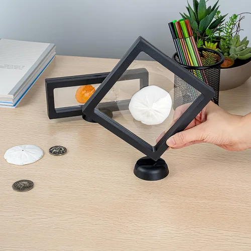 Miniatura 5 de Solo soportes: Display Tek - Soportes flotantes de 2.2 x 2.2 pulgadas, 10 soportes para marcos de exhibición - Las fundas se venden por separado