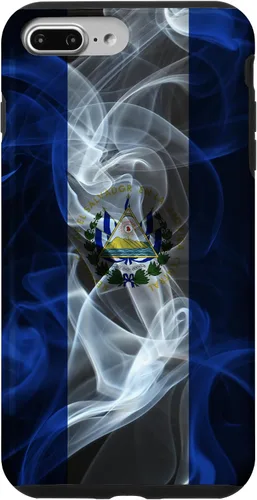 Miniatura 12 de Funda para iPhone 12/12 Pro Smoky El Salvador Bandera - Funda de Orgullo Salvadoreño Estilo Humo