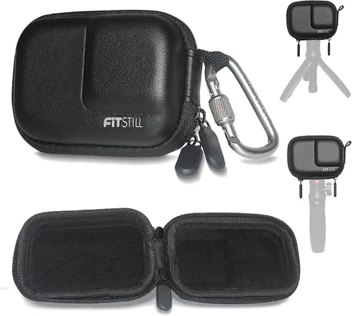 Miniatura 13 de FiTSTILL Mini estuche de almacenamiento de PU para Go Pro Max 2019/Go Pro Max 2025, funda protectora de viaje rígida Kit de accesorios