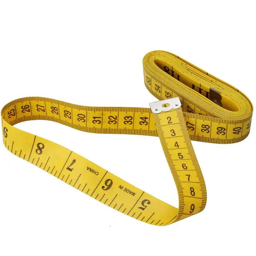 Miniatura 5 de Wisdompro Cinta métrica suave de 120 pulgadas para coser tela a medida, medida del cuerpo, indexada en unidades métricas y estándar, práctica regla