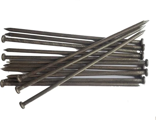 Estacas de metal para paisajismo, 10 pulgadas de longitud, 50 unidades, para estacas de césped artificial, bordes de pavimentación, barrera de