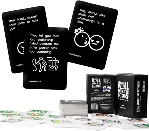 Miniatura 4 de Un divertido juego de cartas de inicio de conversación con temas de mesa de banderas rojas para amigos, Familias, Estudiantes & Parejas Juego
