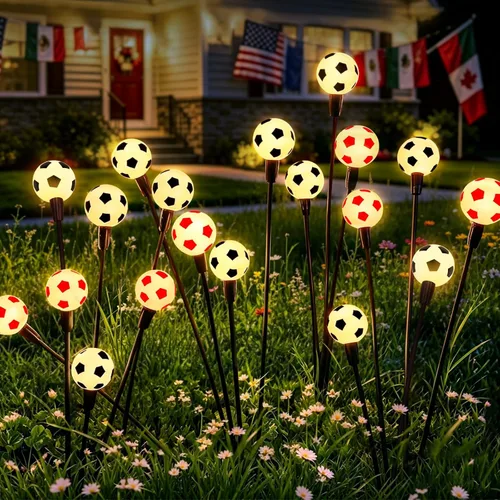 Miniatura 9 de Luces solares impermeables para exteriores, 2 paquetes de 16 LED, jardín solar, patio, decoración de jardín, decoración de patio, luciérnaga al aire