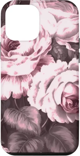 Miniatura 16 de iPhone 16 Vintage Classic Rose Flower Pattern in Pink Case
