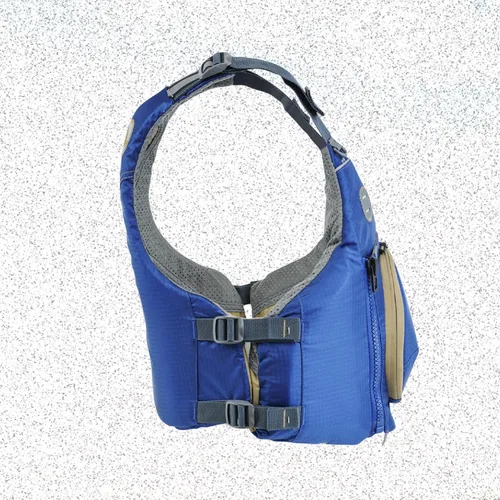 Miniatura 3 de Astral Chaleco salvavidas Sturgeon - Chaleco salvavidas de alta ventilación USCG tipo III PFD para adultos para pesca y turismo Azul marino