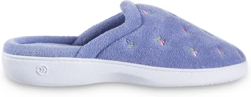 Miniatura 6 de isotoner Pantuflas de rizo para mujer con espuma viscoelástica para mayor comodidad en interiores y exteriores
