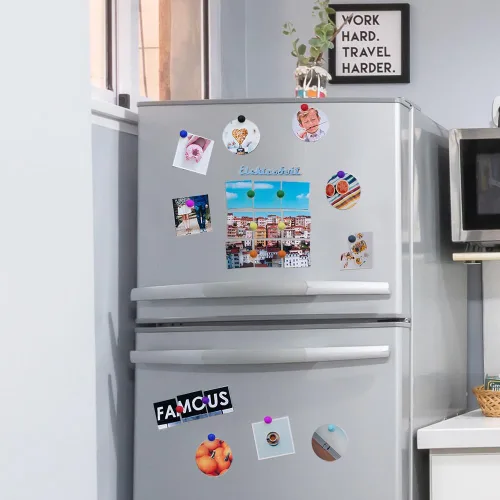 Miniatura 5 de SMART&COOL Imanes de silicona antiarañazos para refrigerador, imanes de chincheta para refrigerador, pizarra blanca, oficina, aula, escuela