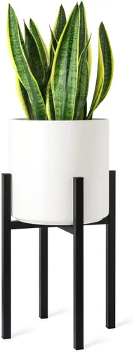 Soporte para plantas Mkono, con exclusión de maceta, de mediados de siglo alto, moderno, soporte para plantas en maceta, soporte para plantas