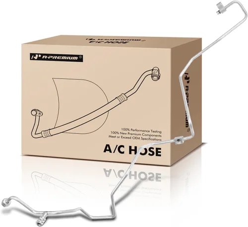 Miniatura 10 de A-Premium Conjunto de manguera de línea de descarga de A/C compatible con Honda Civic, 2006-2011, 1.8L, compresor a condensador