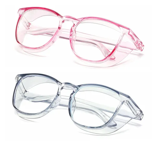Miniatura 12 de Alsenor Gafas de seguridad antiniebla, gafas protectoras con bloqueo de luz azul, antipolvo, protección UV, para hombres y mujeres (jade)