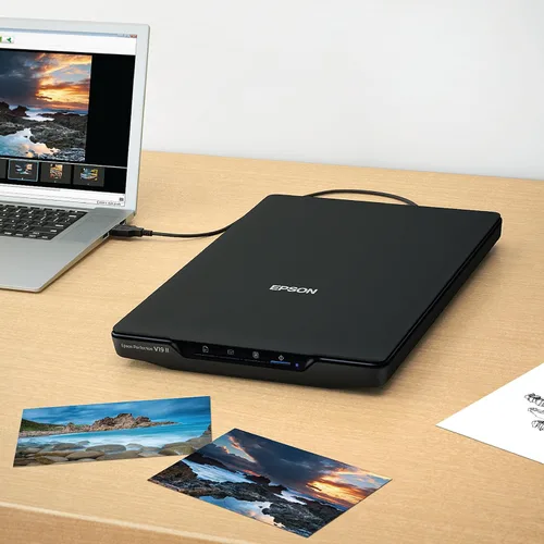 Miniatura 6 de Epson Perfection V19 II - Escáner plano de documentos y fotos a color con resolución óptica de 4800 ppp, alimentación USB y tapa extraíble de gran