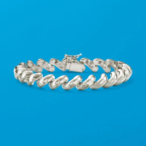 Miniatura 3 de Ross-Simons Italian Sterling Silver San Marco Bracelet
