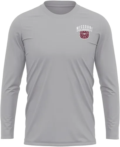 Miniatura 287 de Camisa deportiva de manga larga oficial de la NCAA Collegiate para hombre, con logotipo en el pecho izquierdo, colección Athletic Heather