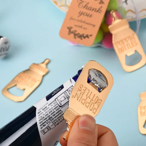 Miniatura 6 de 50 abridores de botellas de bebé, bonitos abrebotellas de poppin, regalos de regreso para invitados, bodas, fiestas, recuerdos, decoración de fiesta