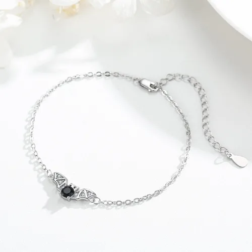 Miniatura 3 de JUSTKIDSTOY Pulsera para mujeres y niñas, plata de ley 925, joyería de animales lindos, regalo de cumpleaños para amantes de los animales