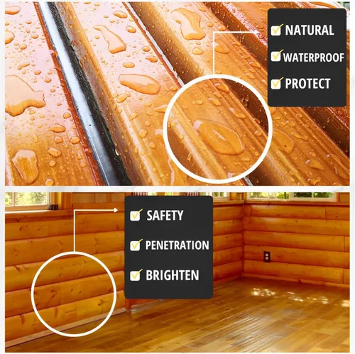 Miniatura 5 de Aceite Tung 100% puro para madera al aire libre con cepillo, aceite Tung seguro de grado alimenticio para acabado de madera, sellador impermeable