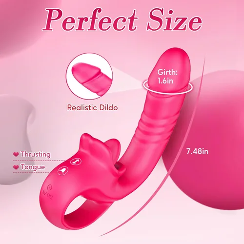 Miniatura 4 de Vibrador Consolador de Empuje Juguetes Sexuales para Mujeres, Consoladores Juguetes para Adultos Vibrador de Punto G y Estimulación Clitoral con 10