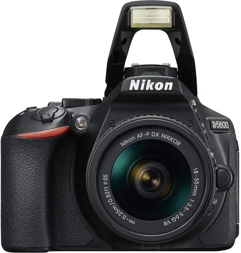 Miniatura 3 de Nikon Cámara D5600 DSLR con lente de 0.709-2.165 in (1576) + tarjeta de memoria de 64 GB + funda + software Corel Photo + 2 baterías EN-EL14 A + luz