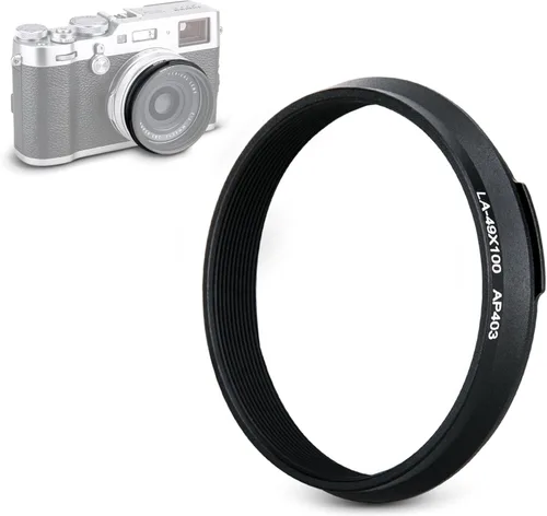 Anillo adaptador de filtro de lente de metal de 1.929 in para cámara Fujifilm X100VI X100V X100F X100T X100S X100 X70 Instalación de cámara UV CPL