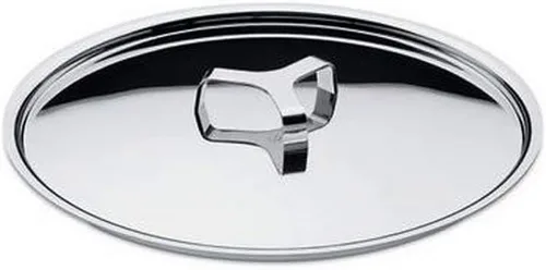 Miniatura 6 de A Di Alessi, AJM200/16 "Ollas y Sartenes", tapa en acero inoxidable 18/10 pulido espejo, 6.25 pulgadas