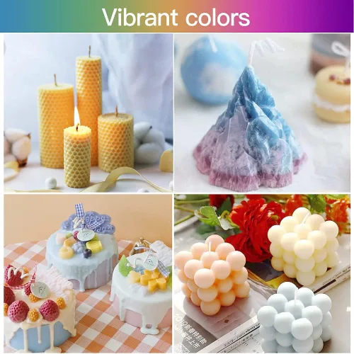 Miniatura 4 de Tinte para velas a base de aceite, no tóxico, no irritante para suministros de fabricación de bricolaje, colorante concentrado vibrante para tintes